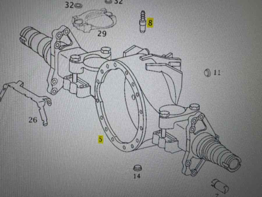 MERCEDES BUS TOURISMO REAR AXLE HO6 // 746218 - المحور و قطع الغيار - شاحنة: صور 2 MERCEDES BUS TOURISMO REAR AXLE HO6 // 746218 - المحور و قطع الغيار - شاحنة: صور 2