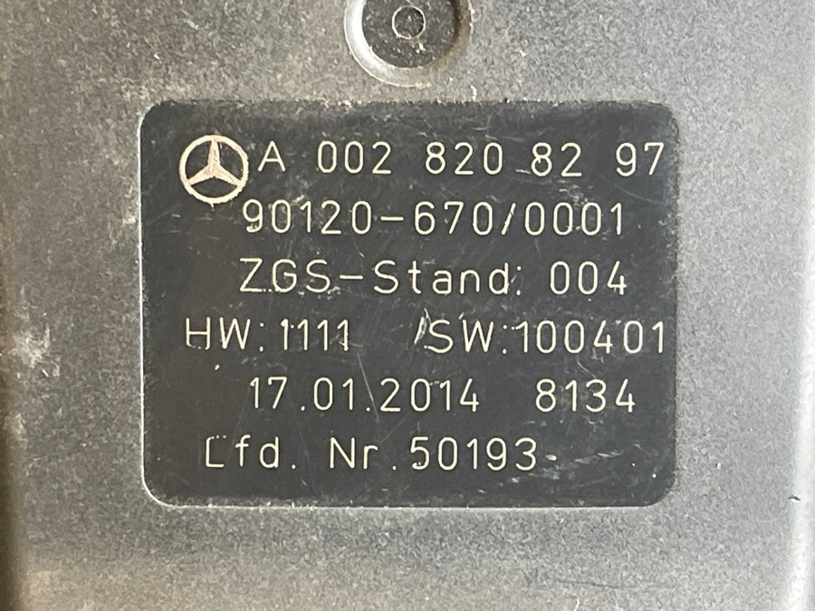 MERCEDES REMOTE MODULE A0028208297 - الكابينة والداخلية - شاحنة: صور 3 MERCEDES REMOTE MODULE A0028208297 - الكابينة والداخلية - شاحنة: صور 3