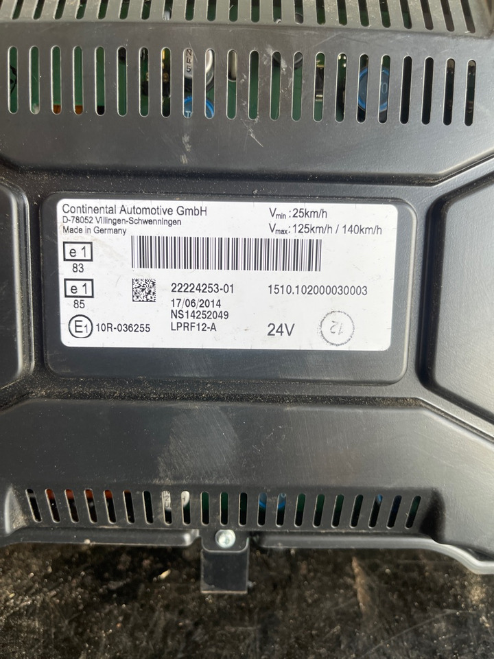 RENAULT CLUSTER INSTRUMENT 7424691190 - الكابينة والداخلية - شاحنة: صور 2 RENAULT CLUSTER INSTRUMENT 7424691190 - الكابينة والداخلية - شاحنة: صور 2