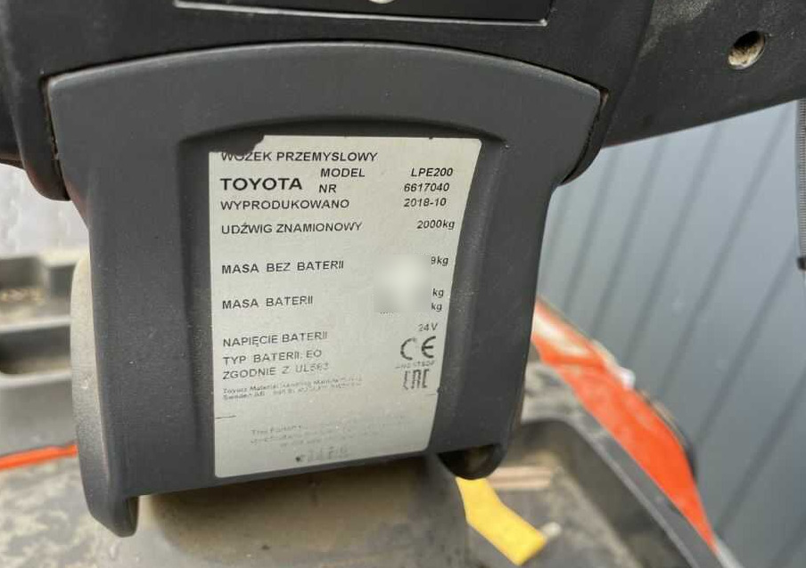 BT LPE200 - معدات الرفع منخفض المستوى: صور 4 BT LPE200 - معدات الرفع منخفض المستوى: صور 4