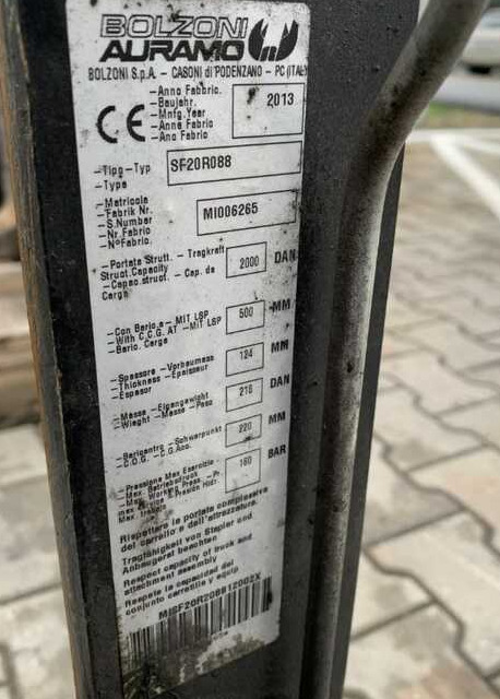 Bolzoni SF20R088 - ملحقات: صور 4 Bolzoni SF20R088 - ملحقات: صور 4