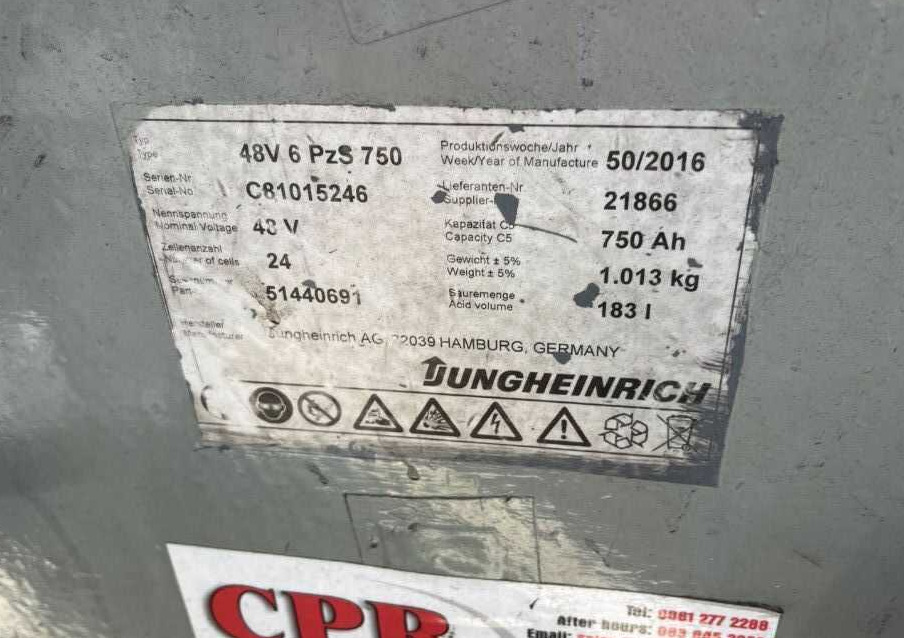 Jungheinrich EFG320 - رافعة شوكية كهربائية: صور 5 Jungheinrich EFG320 - رافعة شوكية كهربائية: صور 5
