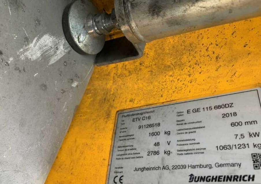 Jungheinrich ETVC16 - شاحنة مناولة: صور 4 Jungheinrich ETVC16 - شاحنة مناولة: صور 4