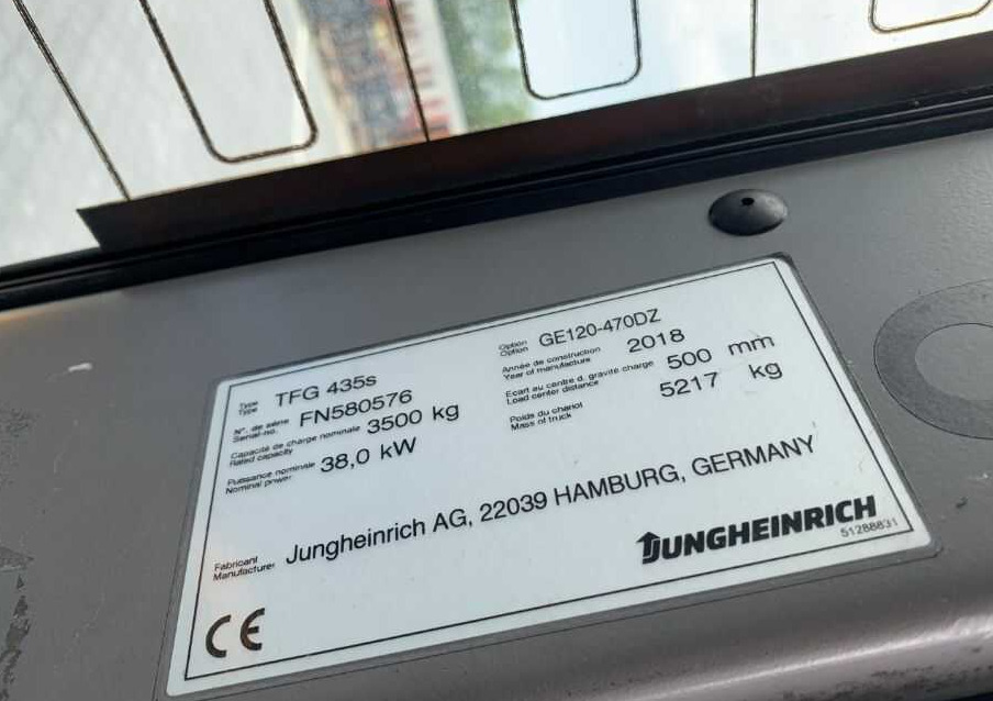 Jungheinrich TFG435s - رافعة شوكية تعمل بالغاز: صور 4 Jungheinrich TFG435s - رافعة شوكية تعمل بالغاز: صور 4