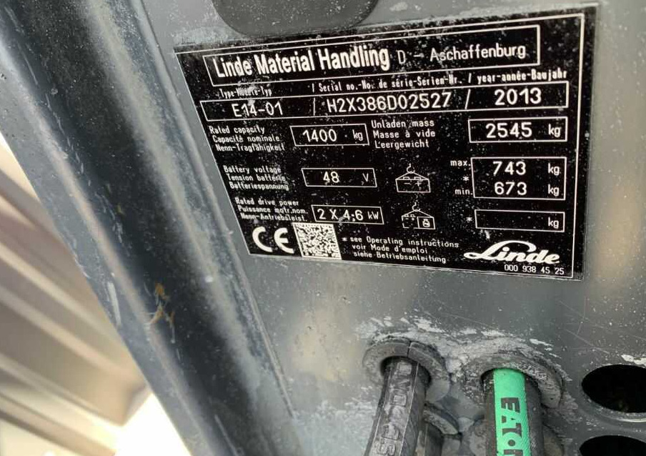 Linde E14-01 - رافعة شوكية كهربائية: صور 4 Linde E14-01 - رافعة شوكية كهربائية: صور 4