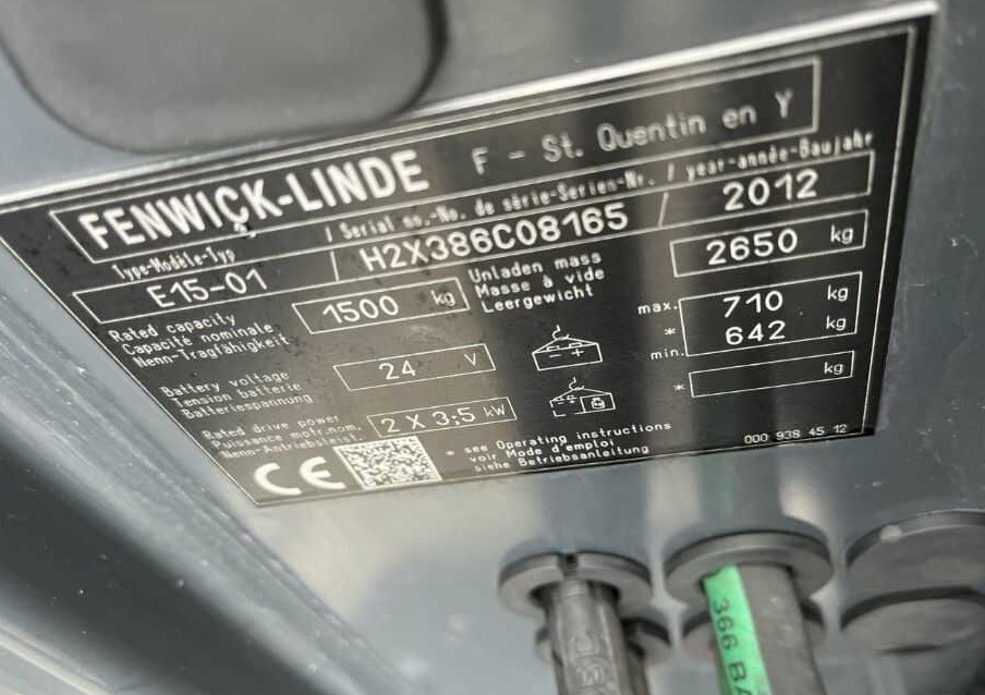 Linde E15-01 - رافعة شوكية كهربائية: صور 4 Linde E15-01 - رافعة شوكية كهربائية: صور 4