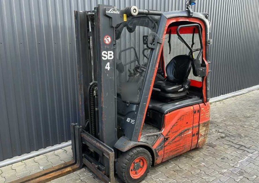 Linde E16-01 - رافعة شوكية كهربائية: صور 1 Linde E16-01 - رافعة شوكية كهربائية: صور 1