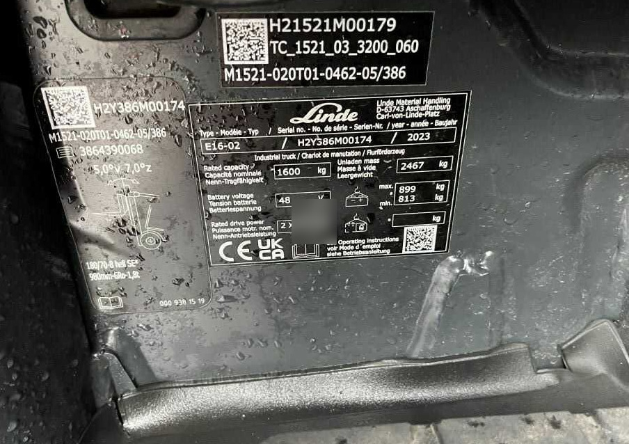 Linde E16-02 - رافعة شوكية كهربائية: صور 4 Linde E16-02 - رافعة شوكية كهربائية: صور 4