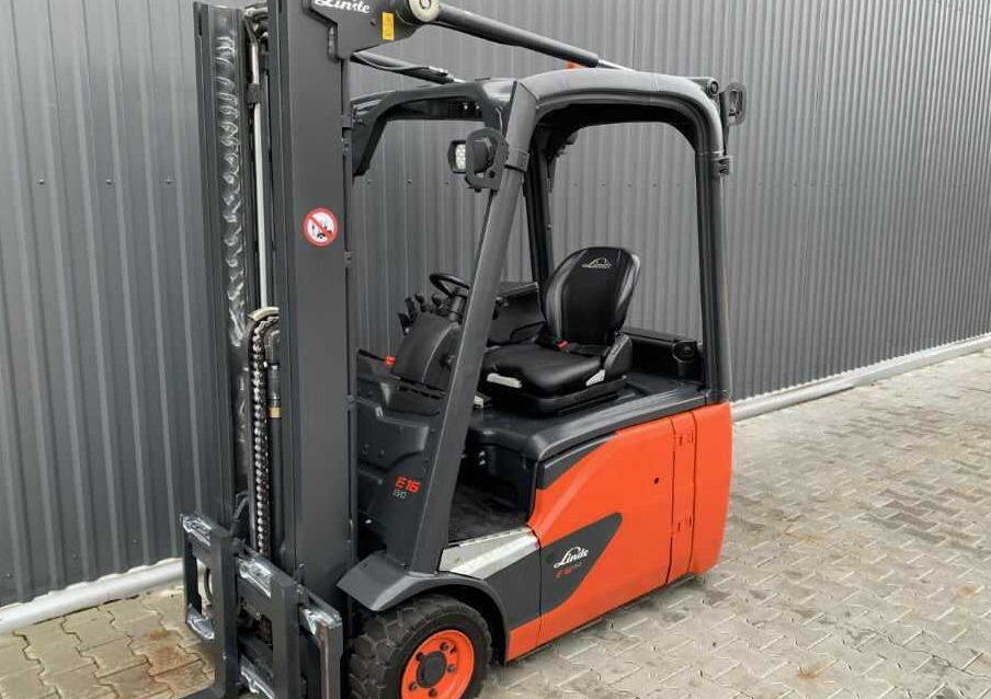 Linde E16-02 - رافعة شوكية كهربائية: صور 1 Linde E16-02 - رافعة شوكية كهربائية: صور 1