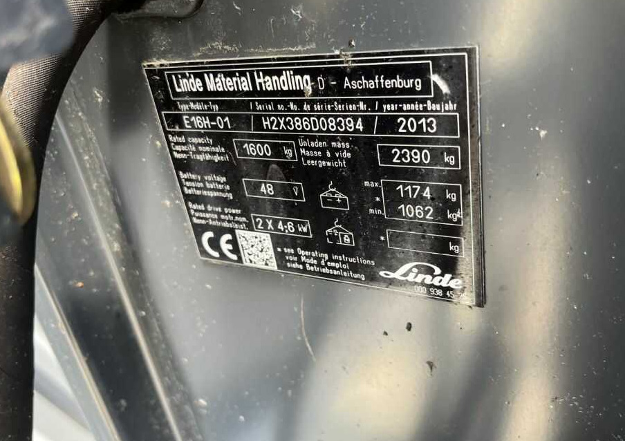 Linde E16H-02 - رافعة شوكية كهربائية: صور 4 Linde E16H-02 - رافعة شوكية كهربائية: صور 4