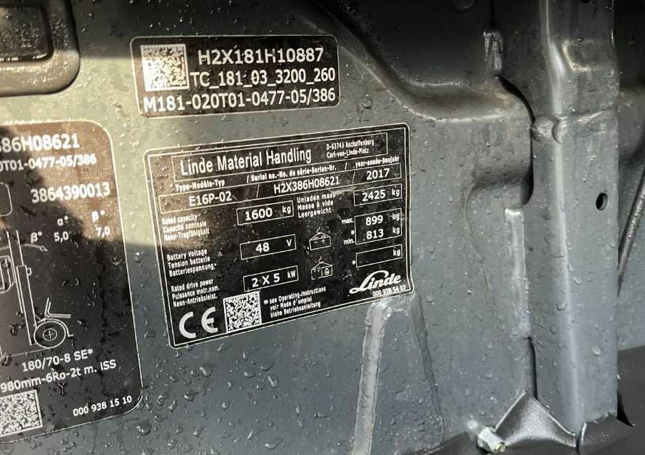 Linde E16P-02 - رافعة شوكية كهربائية: صور 4 Linde E16P-02 - رافعة شوكية كهربائية: صور 4