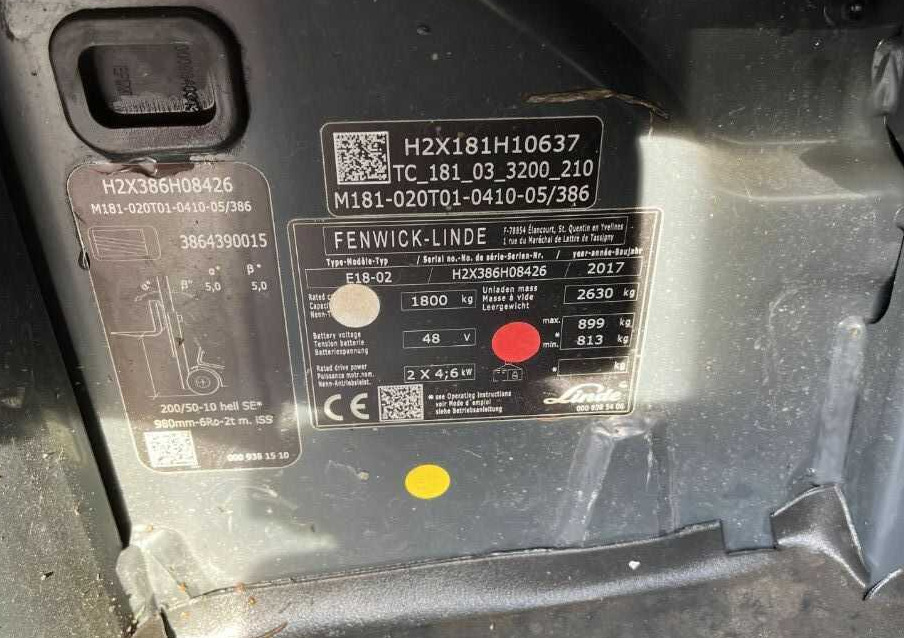 Linde E18-02 - رافعة شوكية كهربائية: صور 4 Linde E18-02 - رافعة شوكية كهربائية: صور 4