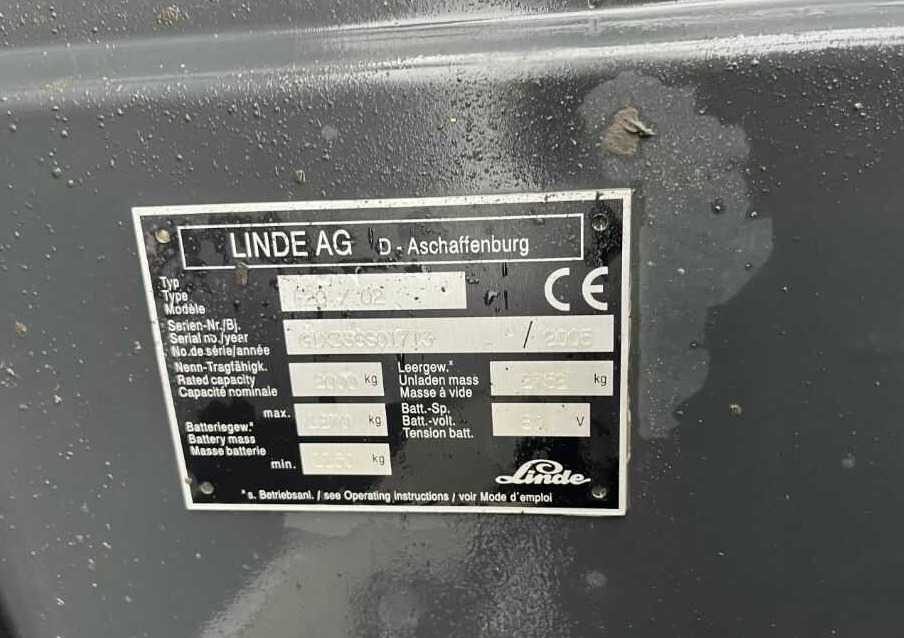 Linde E20 - رافعة شوكية كهربائية: صور 4 Linde E20 - رافعة شوكية كهربائية: صور 4