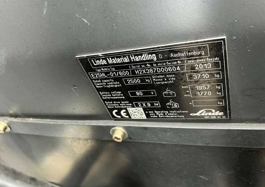 Linde E25H-01/600 - رافعة شوكية كهربائية: صور 4 Linde E25H-01/600 - رافعة شوكية كهربائية: صور 4