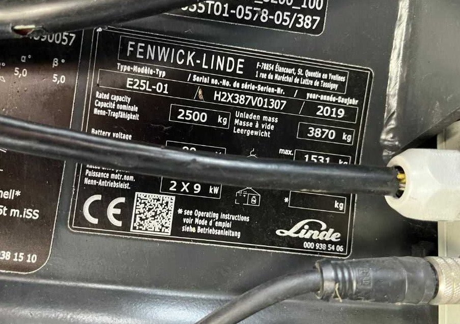 Linde E25L-02 - رافعة شوكية كهربائية: صور 4 Linde E25L-02 - رافعة شوكية كهربائية: صور 4