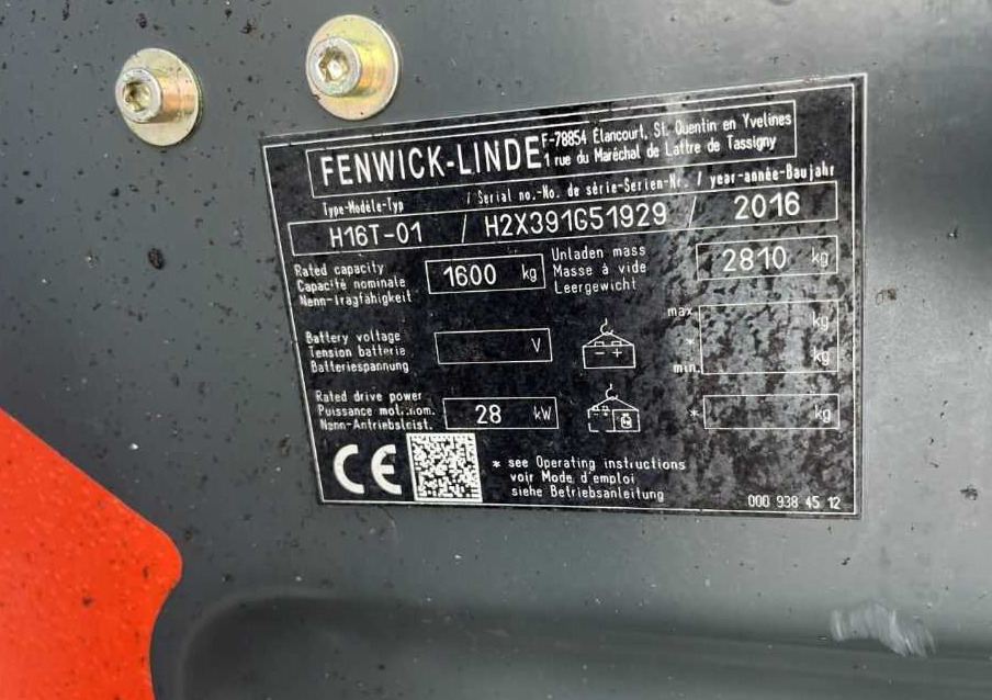 Linde H16T-01 - رافعة شوكية تعمل بالغاز: صور 4 Linde H16T-01 - رافعة شوكية تعمل بالغاز: صور 4