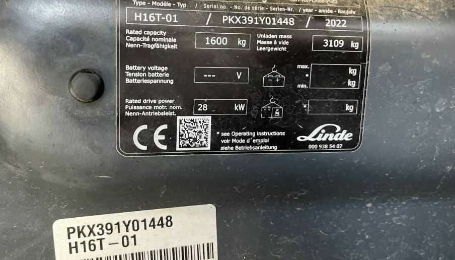 Linde H16T-01 - رافعة شوكية تعمل بالغاز: صور 4 Linde H16T-01 - رافعة شوكية تعمل بالغاز: صور 4