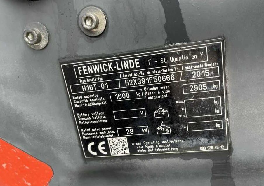 Linde H16T-01 - رافعة شوكية تعمل بالغاز: صور 4 Linde H16T-01 - رافعة شوكية تعمل بالغاز: صور 4
