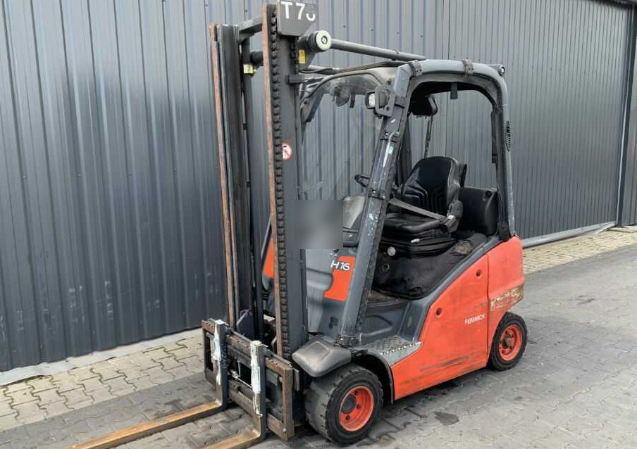 Linde H16T-01 - رافعة شوكية تعمل بالغاز: صور 1 Linde H16T-01 - رافعة شوكية تعمل بالغاز: صور 1