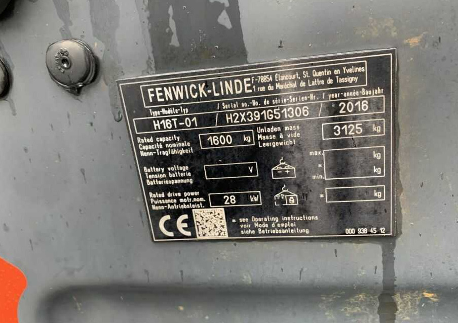 Linde H16T-01 - رافعة شوكية تعمل بالغاز: صور 4 Linde H16T-01 - رافعة شوكية تعمل بالغاز: صور 4