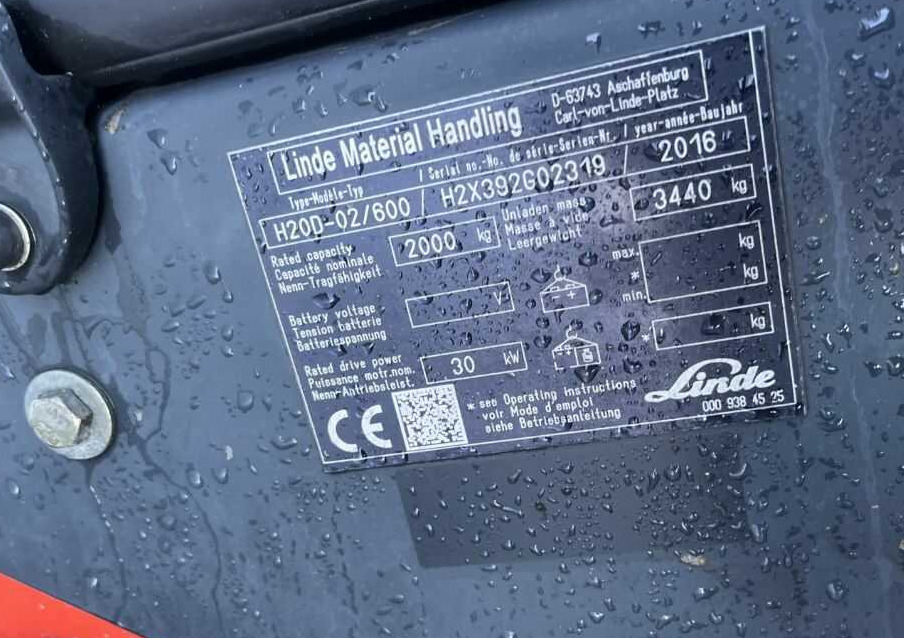 Linde H20D-02/600 - رافعة شوكية ديزل: صور 4 Linde H20D-02/600 - رافعة شوكية ديزل: صور 4