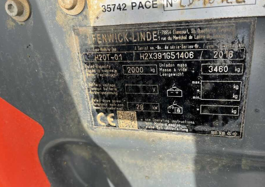 Linde H20T-01 - رافعة شوكية تعمل بالغاز: صور 4 Linde H20T-01 - رافعة شوكية تعمل بالغاز: صور 4