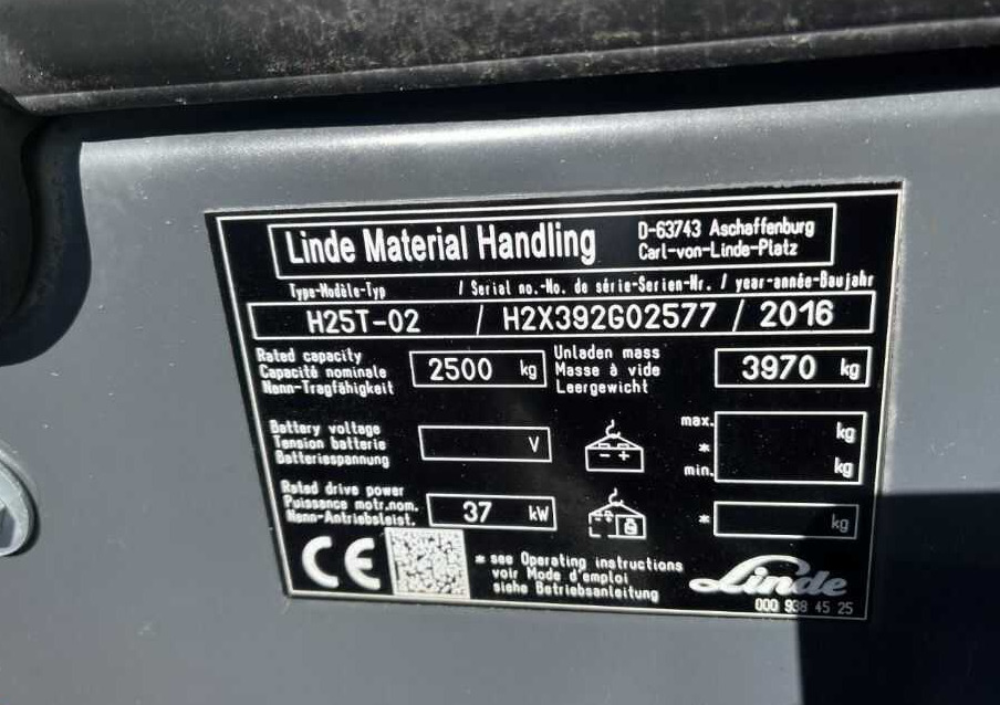 Linde H25T-02 - رافعة شوكية تعمل بالغاز: صور 2 Linde H25T-02 - رافعة شوكية تعمل بالغاز: صور 2
