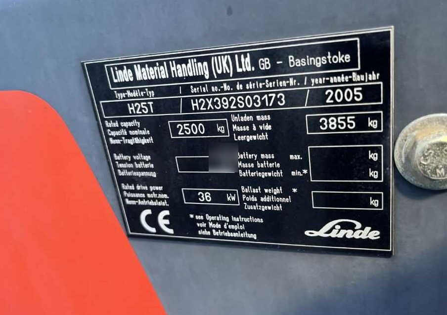 Linde H25T - رافعة شوكية تعمل بالغاز: صور 4 Linde H25T - رافعة شوكية تعمل بالغاز: صور 4