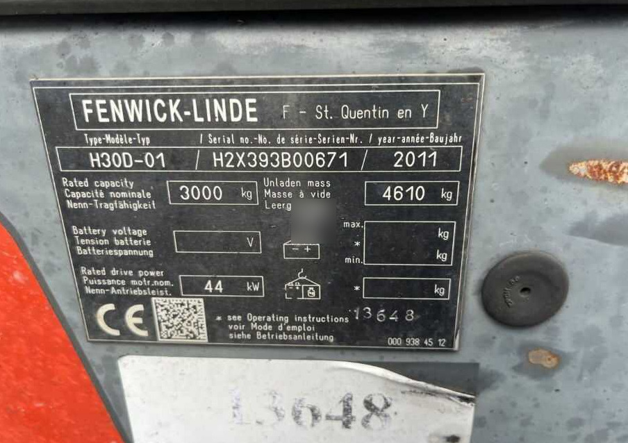 Linde H30D-01 - رافعة شوكية ديزل: صور 4 Linde H30D-01 - رافعة شوكية ديزل: صور 4