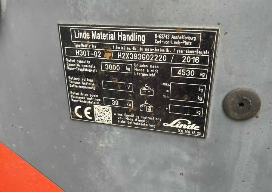 Linde H30T-02 - رافعة شوكية تعمل بالغاز: صور 4 Linde H30T-02 - رافعة شوكية تعمل بالغاز: صور 4