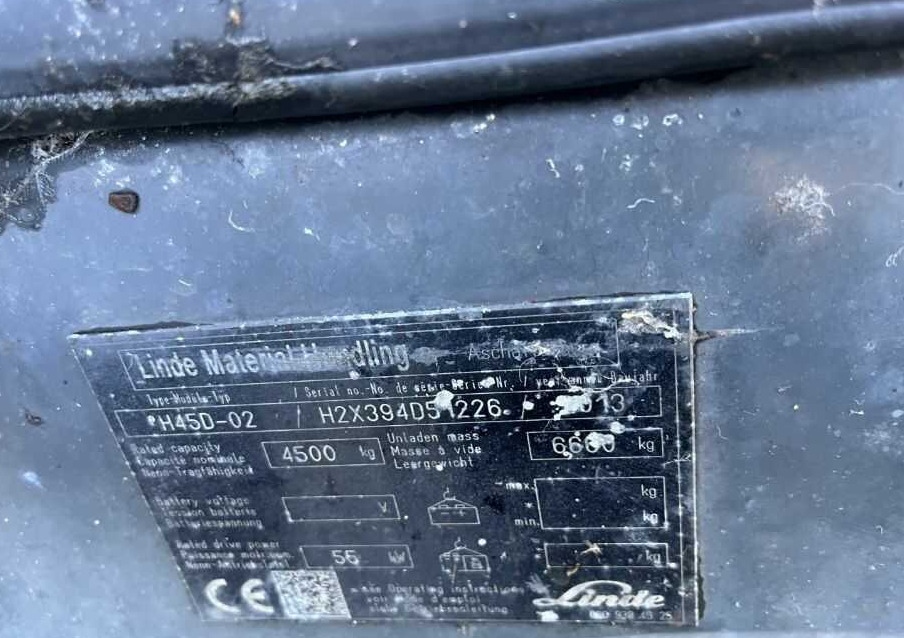 Linde H45D-02 - رافعة شوكية ديزل: صور 4 Linde H45D-02 - رافعة شوكية ديزل: صور 4