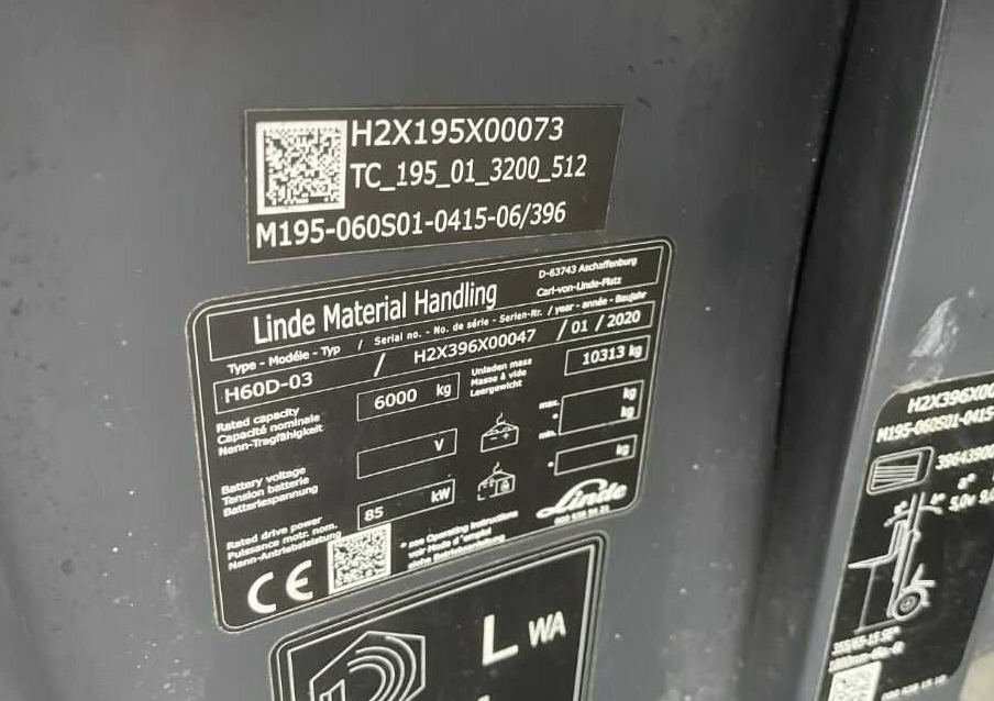 Linde H60D-03 - رافعة شوكية ديزل: صور 4 Linde H60D-03 - رافعة شوكية ديزل: صور 4