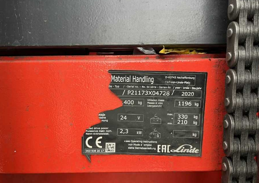 Linde L14AP - معدات تكديس: صور 3 Linde L14AP - معدات تكديس: صور 3