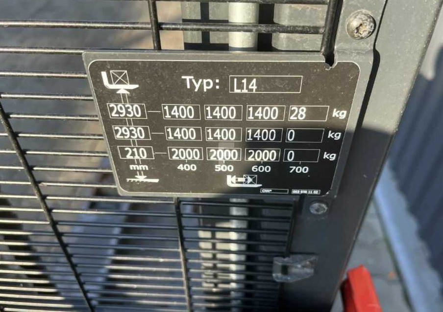 Linde L14 - معدات تكديس: صور 5 Linde L14 - معدات تكديس: صور 5