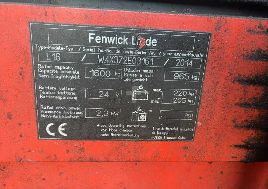 Linde L16 - معدات تكديس: صور 4 Linde L16 - معدات تكديس: صور 4