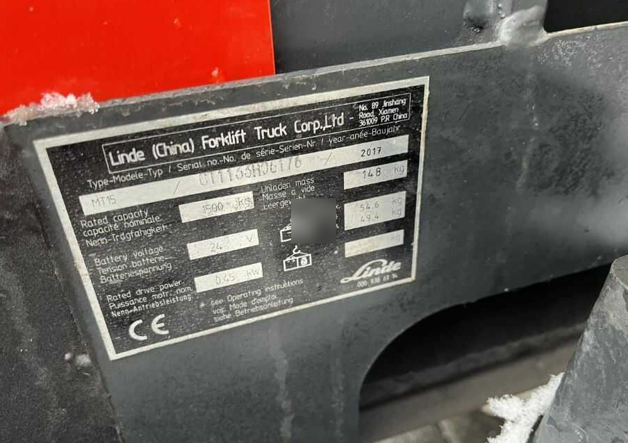 Linde MT15 - معدات الرفع منخفض المستوى: صور 4 Linde MT15 - معدات الرفع منخفض المستوى: صور 4