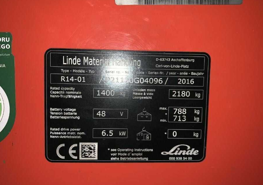 Linde R14-01 - شاحنة مناولة: صور 4 Linde R14-01 - شاحنة مناولة: صور 4