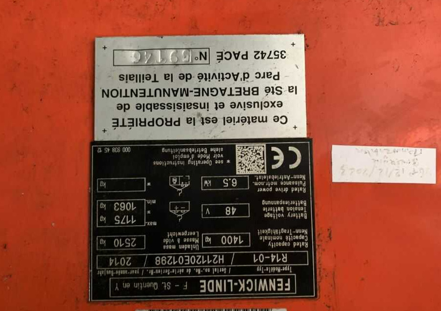 Linde R14-01 - شاحنة مناولة: صور 4 Linde R14-01 - شاحنة مناولة: صور 4