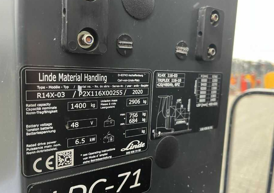 Linde R14X-03 - شاحنة مناولة: صور 4 Linde R14X-03 - شاحنة مناولة: صور 4