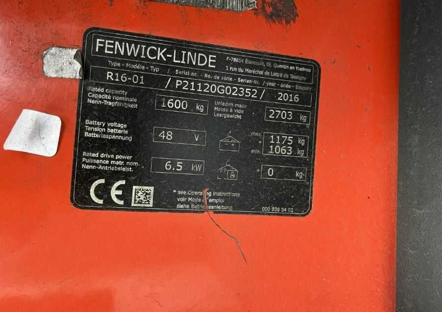 Linde R16-01 - شاحنة مناولة: صور 4 Linde R16-01 - شاحنة مناولة: صور 4