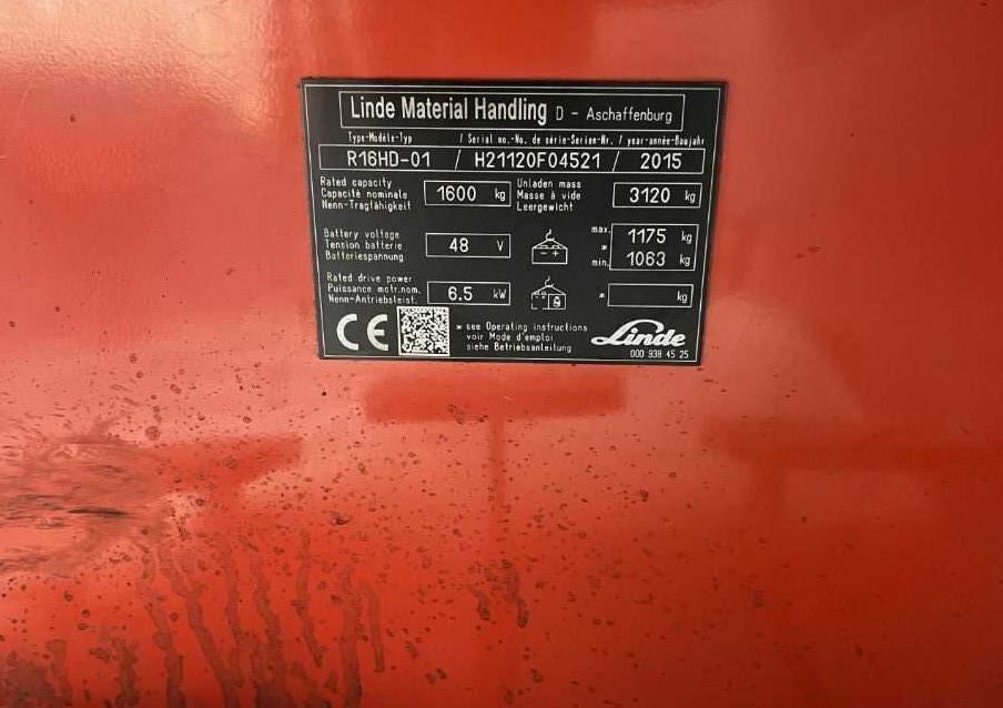 Linde R16HD-01 - شاحنة مناولة: صور 4 Linde R16HD-01 - شاحنة مناولة: صور 4