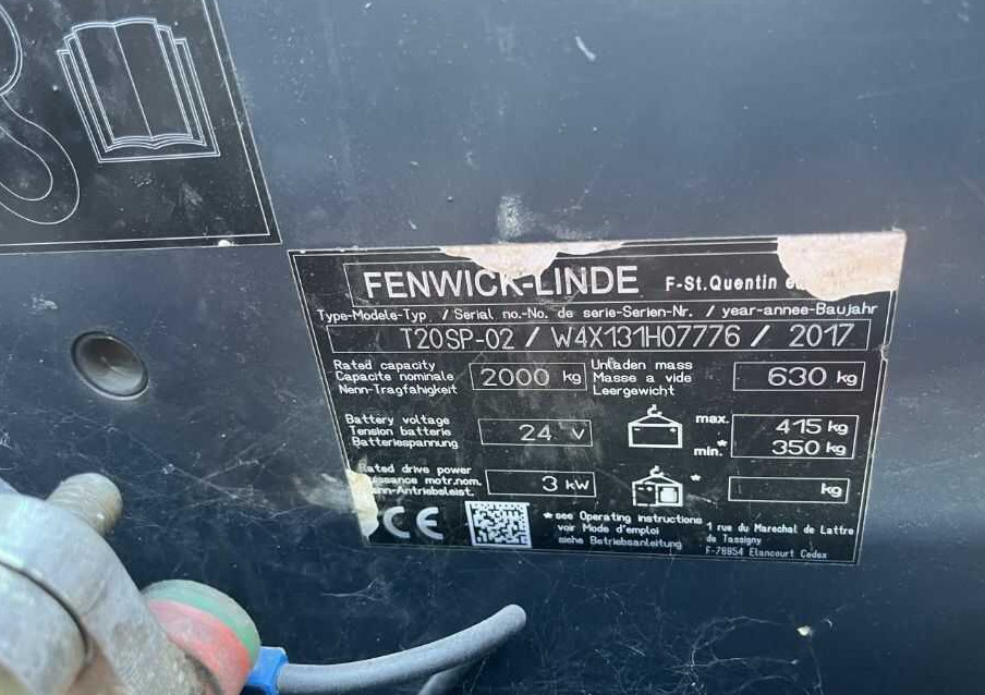 Linde T20SP-02 - معدات الرفع منخفض المستوى: صور 4 Linde T20SP-02 - معدات الرفع منخفض المستوى: صور 4