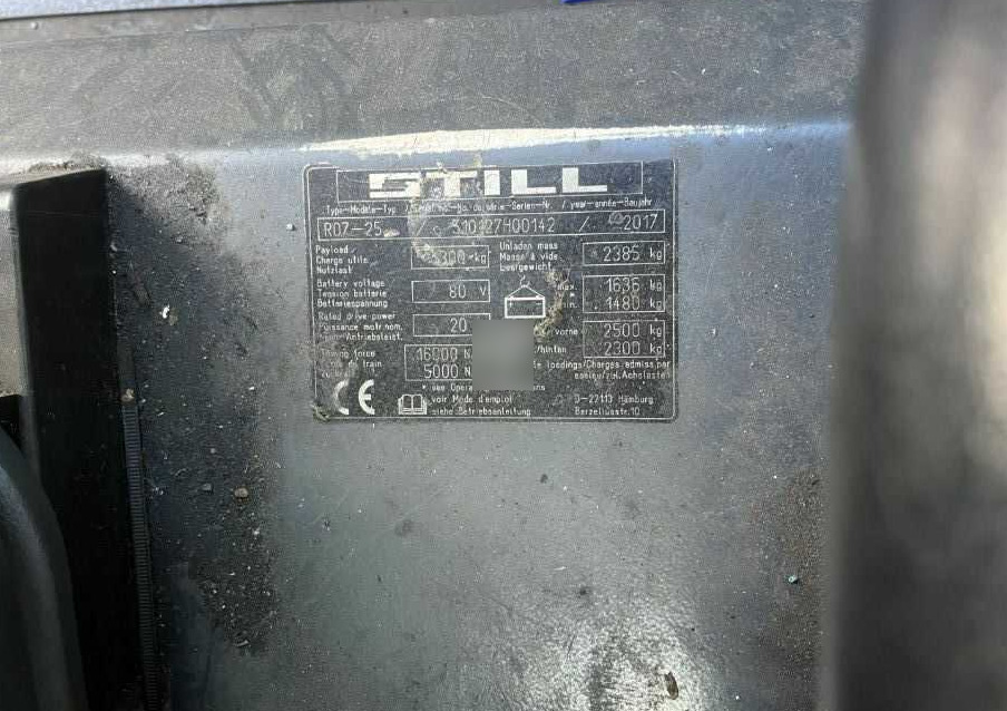 Still R07-25 - جرار السحب الكهربائي: صور 4 Still R07-25 - جرار السحب الكهربائي: صور 4