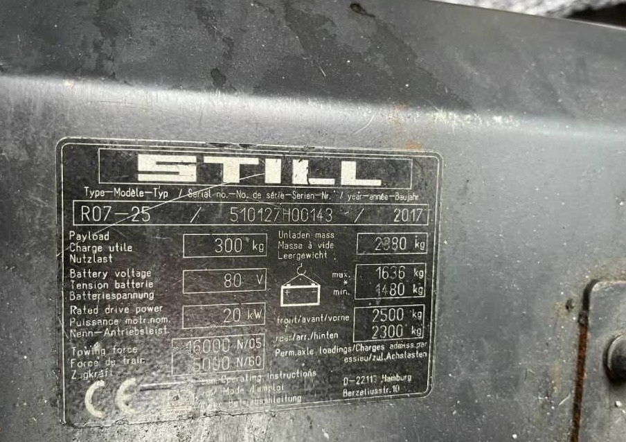 Still R07-25 - جرار السحب الكهربائي: صور 4 Still R07-25 - جرار السحب الكهربائي: صور 4