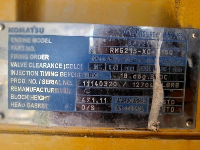 Komatsu SA12V140 - WA800 - HD785 - HD985 - D475 engine - - المحرك: صور 4 Komatsu SA12V140 - WA800 - HD785 - HD985 - D475 engine - - المحرك: صور 4