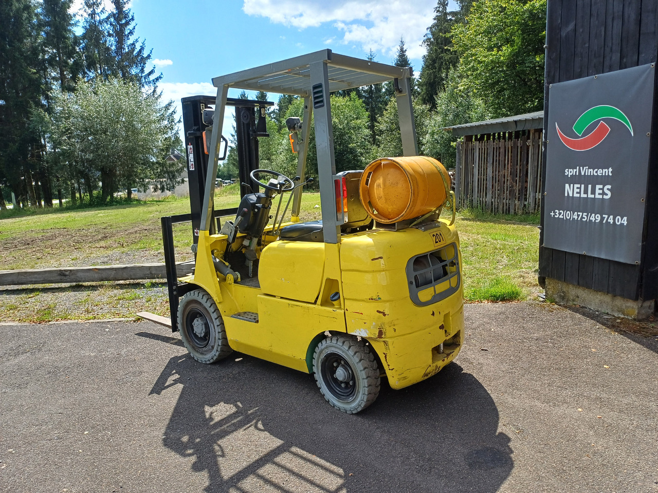Mitsubishi Fg15 - رافعة شوكية تعمل بالغاز: صور 2 Mitsubishi Fg15 - رافعة شوكية تعمل بالغاز: صور 2