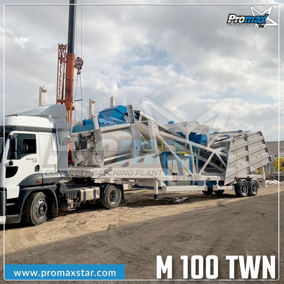 PROMAX MOBILE CONCRETE BATCHING PLANT M100-TWN (100m3/h) - مصنع خلط الخرسانة: صور 5 PROMAX MOBILE CONCRETE BATCHING PLANT M100-TWN (100m3/h) - مصنع خلط الخرسانة: صور 5