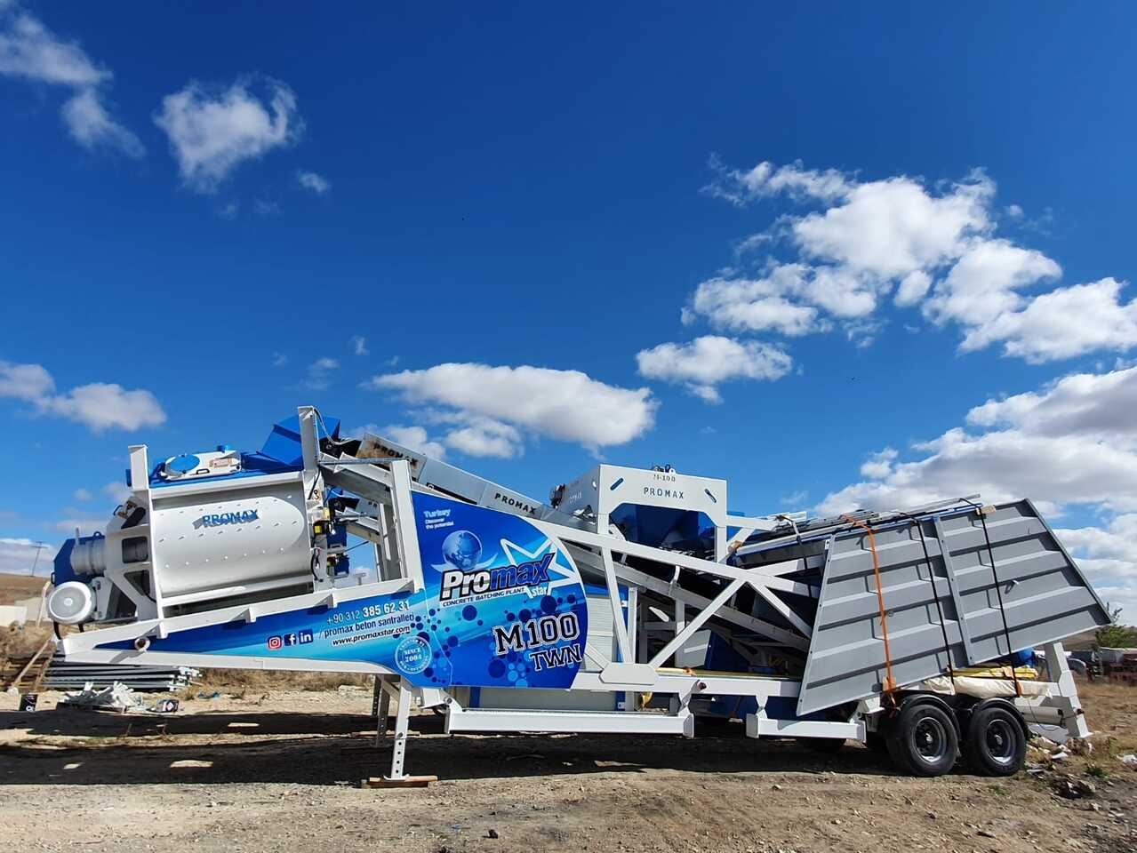 PROMAX MOBILE CONCRETE BATCHING PLANT M100-TWN (100m3/h) - مصنع خلط الخرسانة: صور 3 PROMAX MOBILE CONCRETE BATCHING PLANT M100-TWN (100m3/h) - مصنع خلط الخرسانة: صور 3