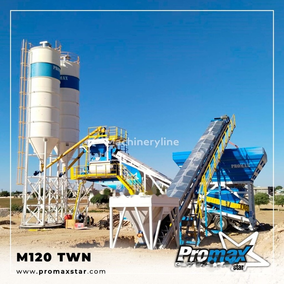 Promax Mobile Concrete Batching Plant M120-TWN (120m3/h) - مصنع خلط الخرسانة: صور 3 Promax Mobile Concrete Batching Plant M120-TWN (120m3/h) - مصنع خلط الخرسانة: صور 3