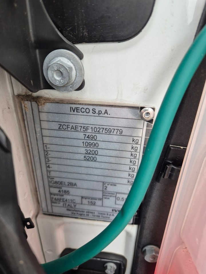 الشاحنات الصغيرة صندوق مغلق Iveco Eurocargo ML75E21/P LBW 3 Sitze Klima: صور 35